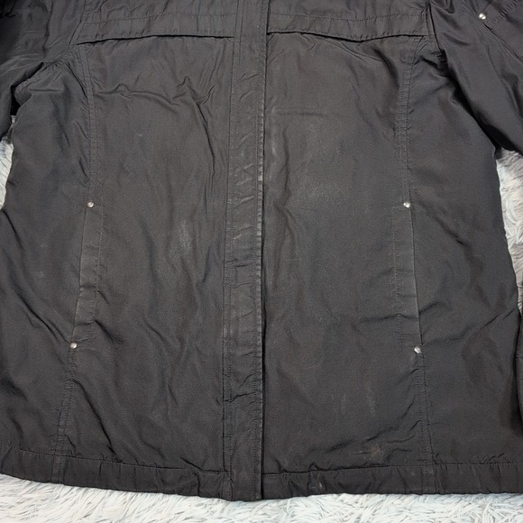 Fabio Jacket Womens M Black Hood Zip Up Gorpcore Pockets Lightweight Comfort - Picture 8 of 12